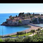 Sveti Stefan,  village au sud du Monténégro.אי מלון, סטפן הקדוש